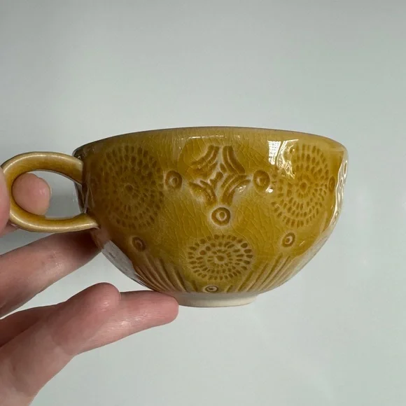 Old Havana Mug Set in Gold Mustard - Picture 3 of 13